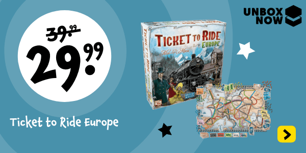 Profiteer van korting op het bordspel 'Ticket to Ride Europe'